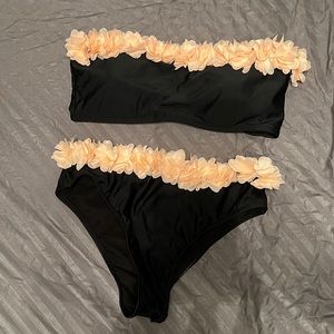 Shein Bandeau Two- piece Bathing Suit Size Small